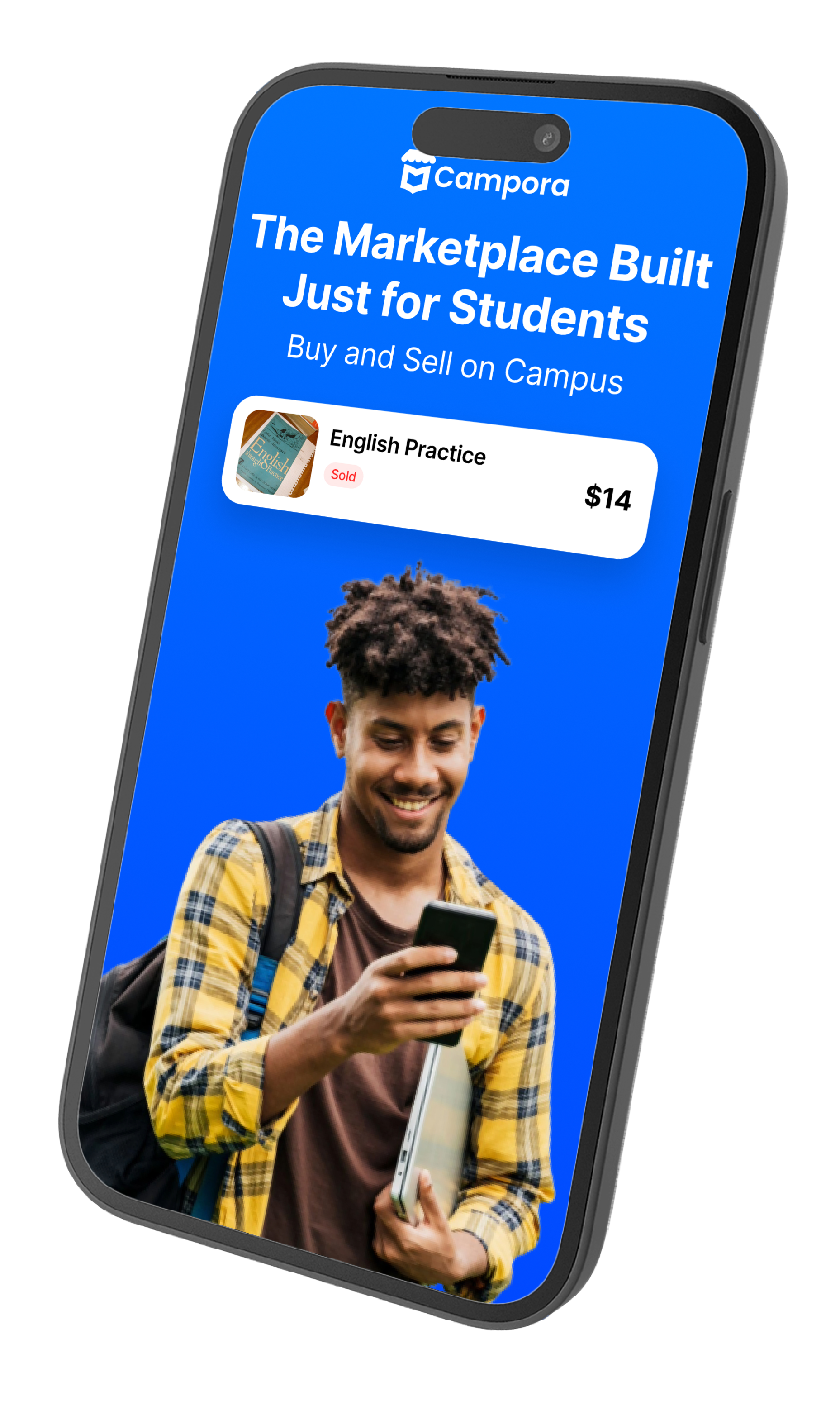 Student using Campora